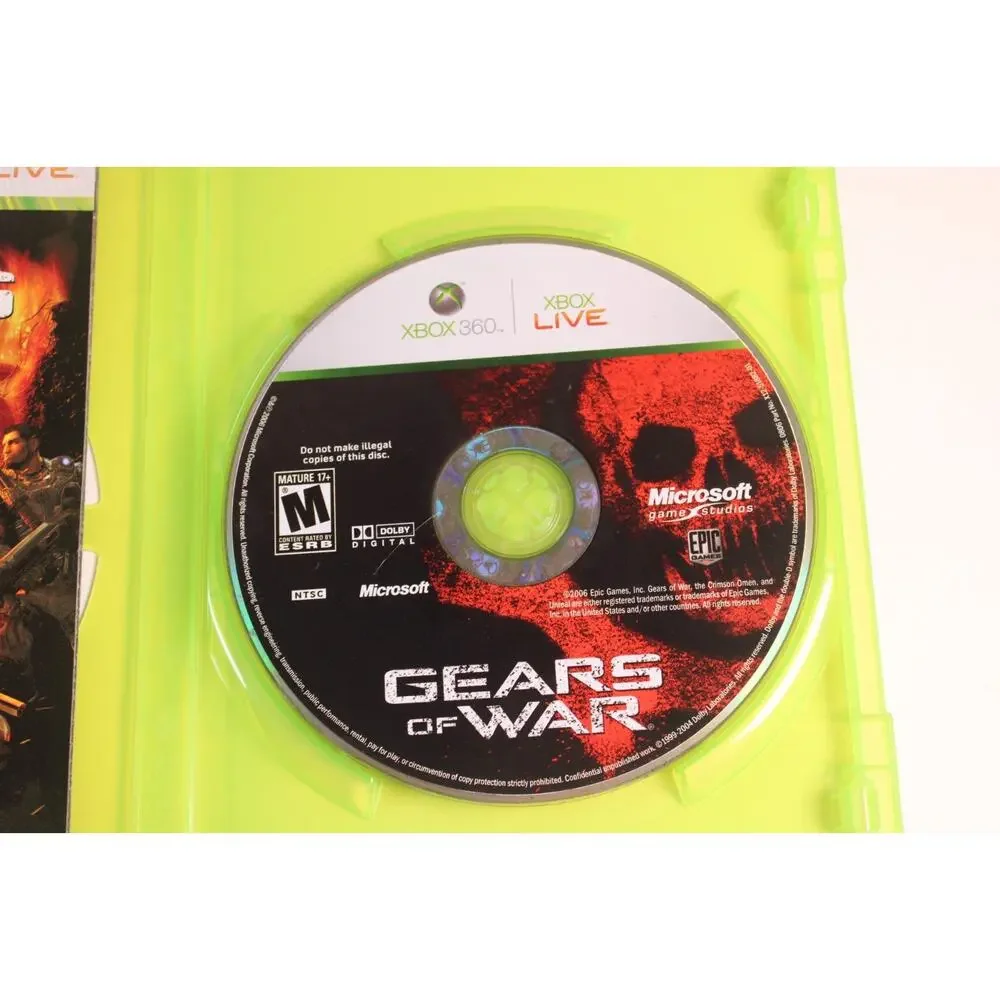 Gears of War (Microsoft XBox 360) Authentic, Tested/works great